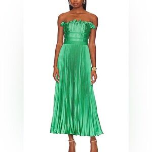 AMUR Giada Dress Green